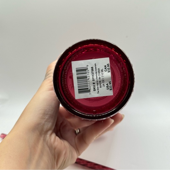 Starbucks Tumbler - 2021 Release Red Shinning Diamond Studded Cup No lid - Picture 3 of 3